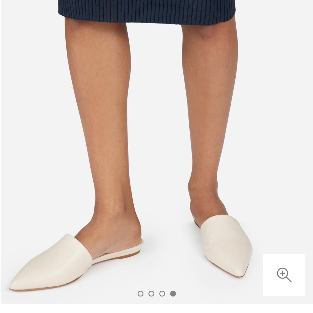 Everlane The Pointed Slide in Ivory